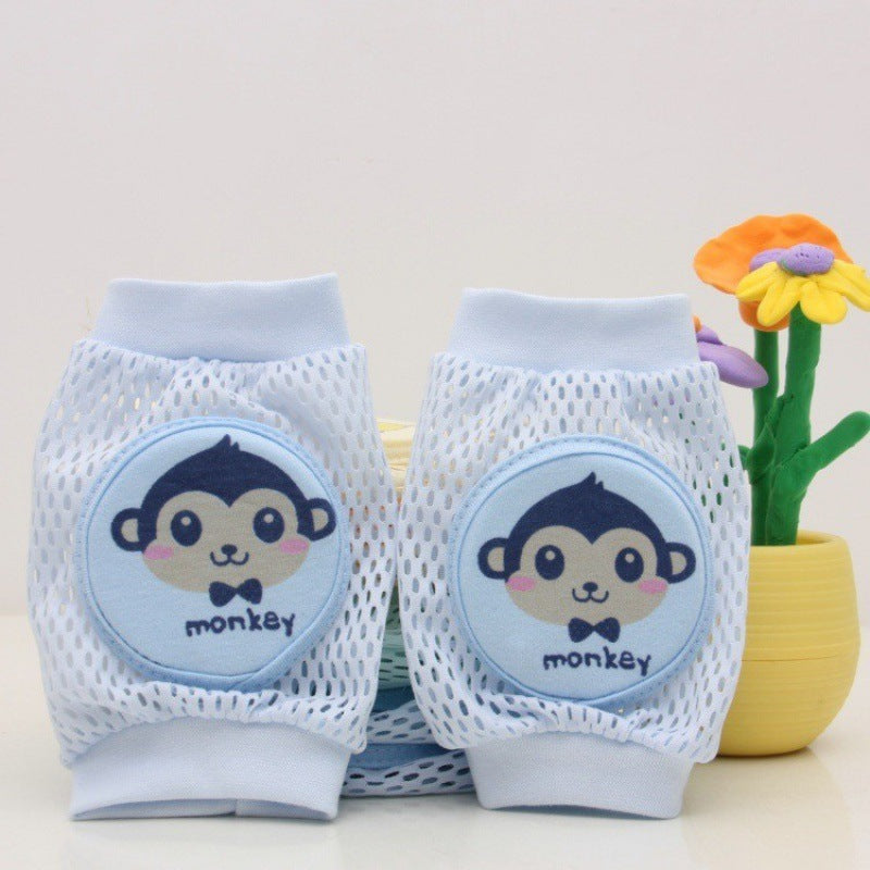 Cute Animal Design Breathable Mesh Baby Kneecap - Infant Safety and Comfort