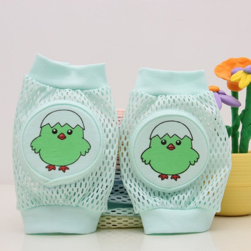 Cute Animal Design Breathable Mesh Baby Kneecap - Infant Safety and Comfort