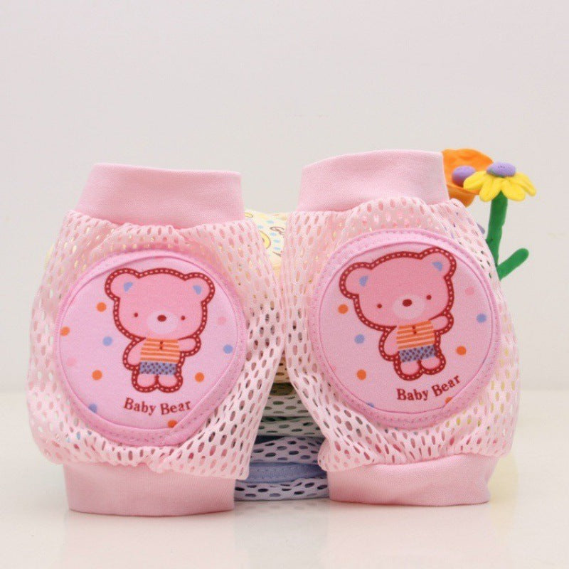 Cute Animal Design Breathable Mesh Baby Kneecap - Infant Safety and Comfort