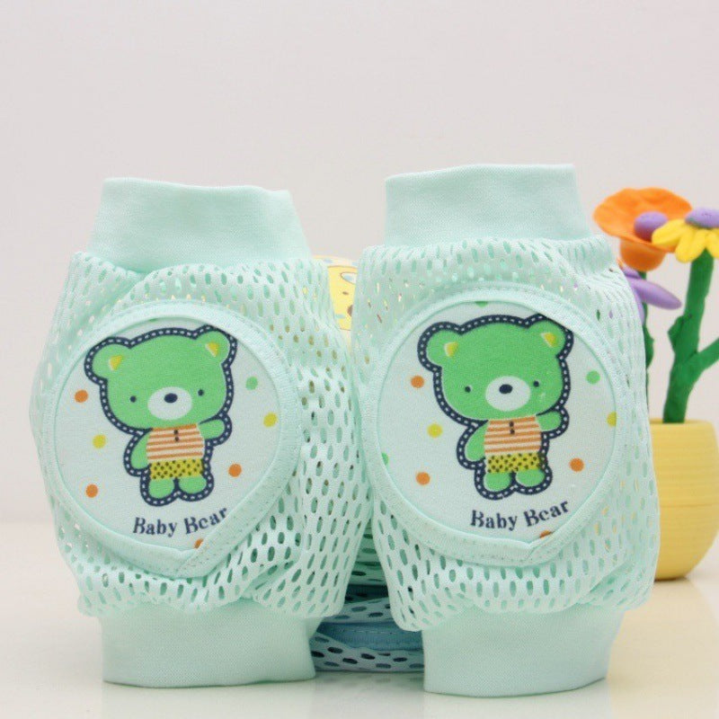 Cute Animal Design Breathable Mesh Baby Kneecap - Infant Safety and Comfort