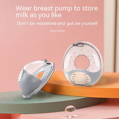 Convenient Breast Milk Collector: Portable, Washable, Breathable Design