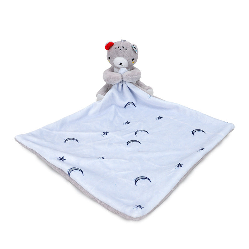 Baby Saliva Towel with Sleep Comfort Doll | Soothing and Practical Baby Care Solution