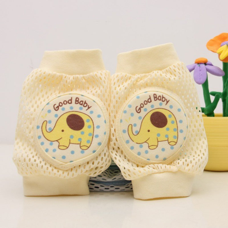 Cute Animal Design Breathable Mesh Baby Kneecap - Infant Safety and Comfort