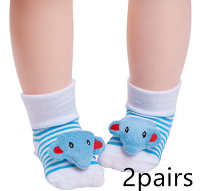 Adorable Baby Animal Doll 3D Socks: Playful Infant Footwear