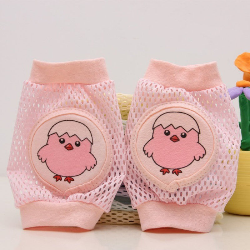 Cute Animal Design Breathable Mesh Baby Kneecap - Infant Safety and Comfort