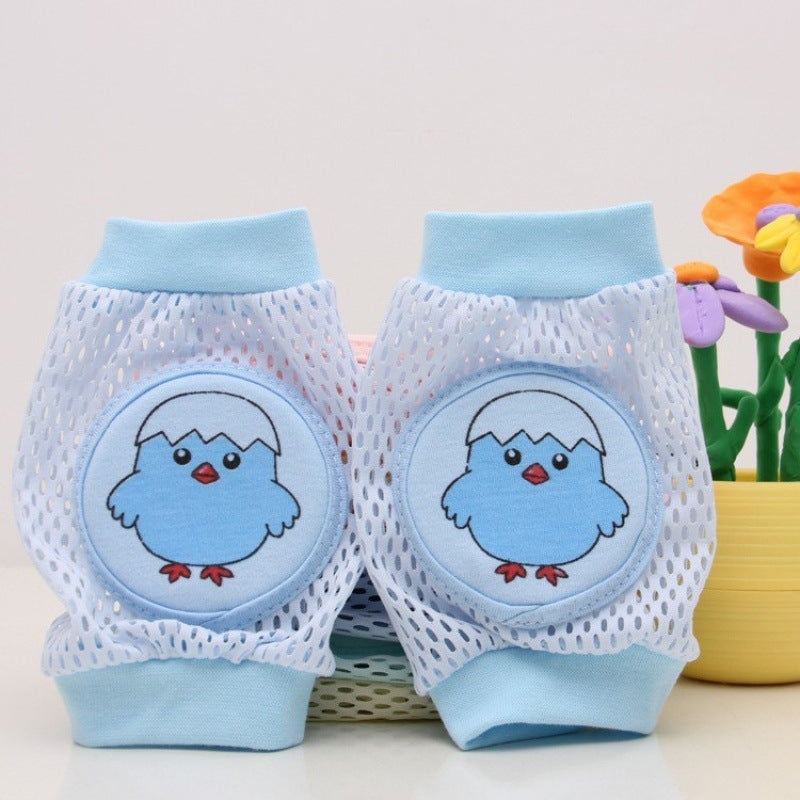 Cute Animal Design Breathable Mesh Baby Kneecap - Infant Safety and Comfort