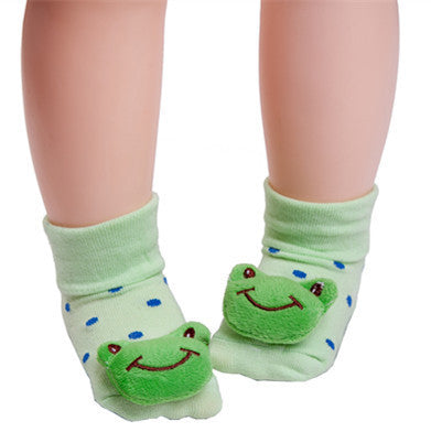 Adorable Baby Animal Doll 3D Socks: Playful Infant Footwear