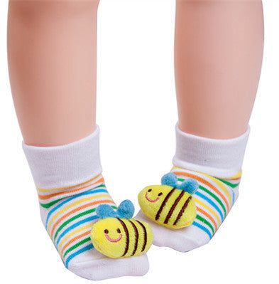 Adorable Baby Animal Doll 3D Socks: Playful Infant Footwear