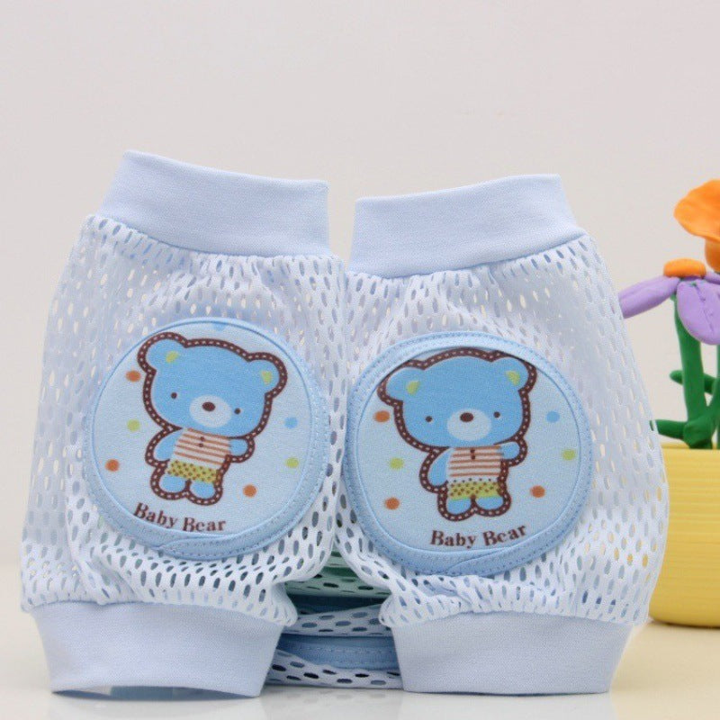 Cute Animal Design Breathable Mesh Baby Kneecap - Infant Safety and Comfort