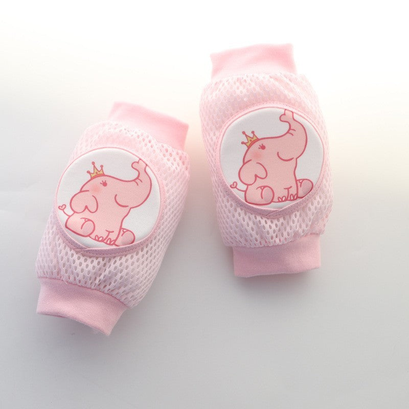 Cute Animal Design Breathable Mesh Baby Kneecap - Infant Safety and Comfort