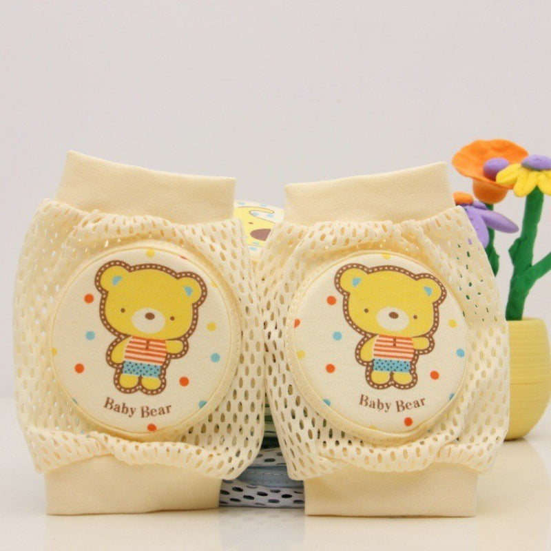 Cute Animal Design Breathable Mesh Baby Kneecap - Infant Safety and Comfort