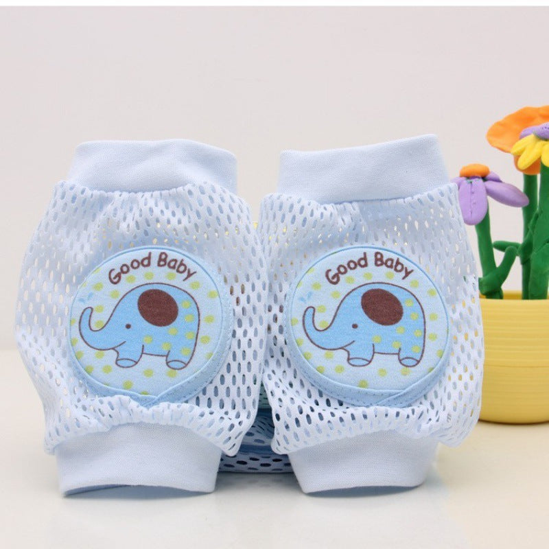 Cute Animal Design Breathable Mesh Baby Kneecap - Infant Safety and Comfort