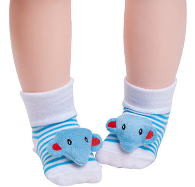 Adorable Baby Animal Doll 3D Socks: Playful Infant Footwear